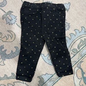 Dip Black and Gold Star Kids Leggings